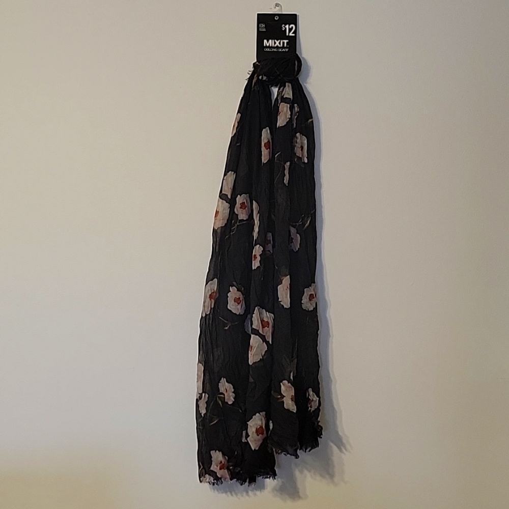 Brand New Floral Scarf from J.C. Penney
